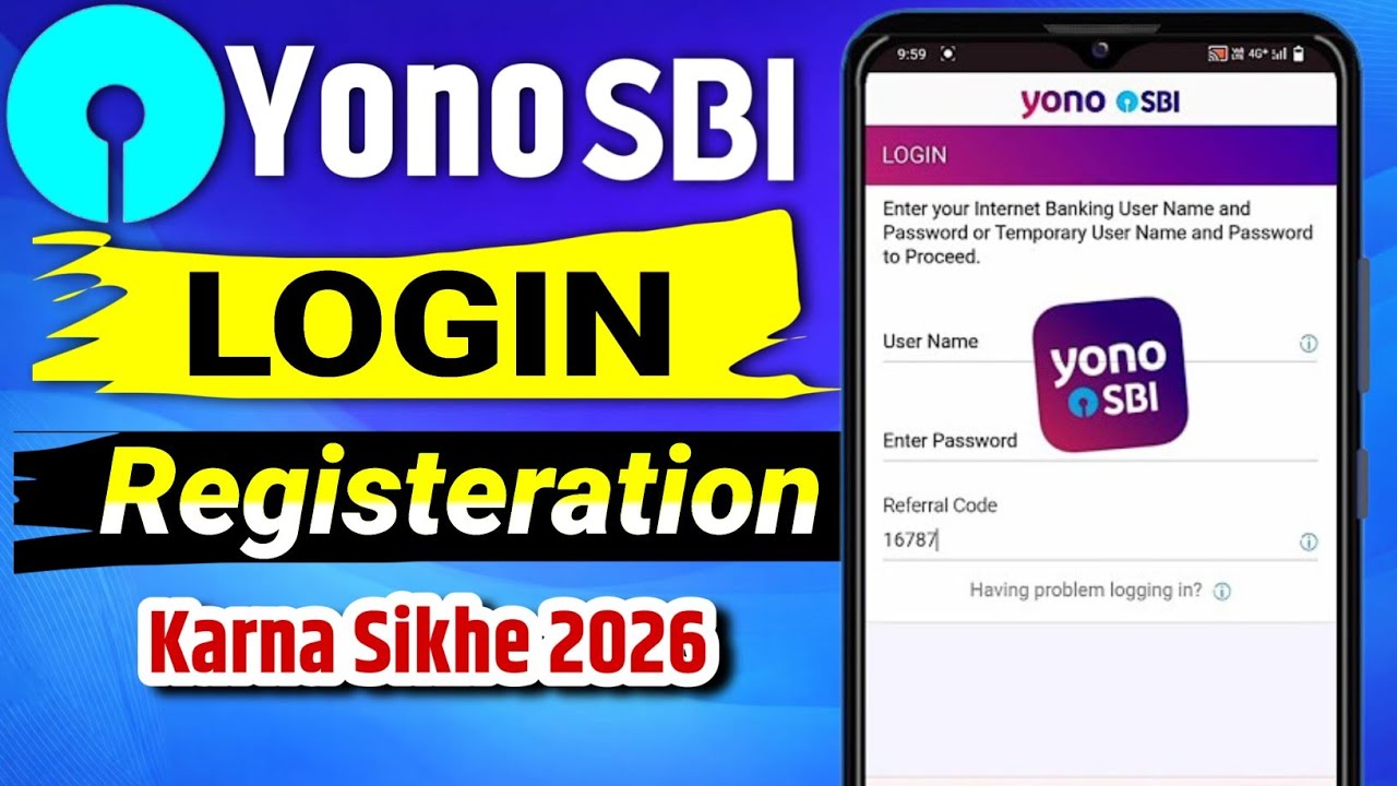 YONO SBI 2.0 Login Problem Solve + Registration Ka Complete Tarika