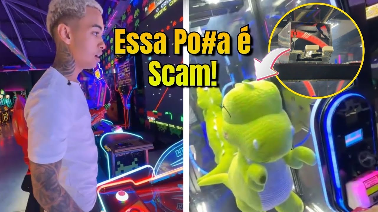 SCAM OU AZAR? TENTEI PEGAR O BRINQUEDO E DEU RUIM | IRL