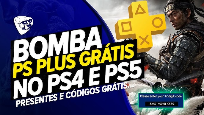 CORRE! PRESENTE GRÁTIS NO PS4 e PS5! 12 MESES De PS PLUS EXTRADELUXE,  CRÉDITOS e ONLINE DE GRÁTIS 