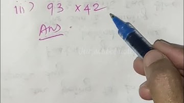 4th Std Maths- Term 2- Unit 2.Numbers-Exercise 2.1-Q.no.:2- Standard Multiplication-Our School Notes