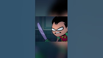 Robin is super SCARY! #reels #teentitansgo #funny #dc #cartoon #shorts