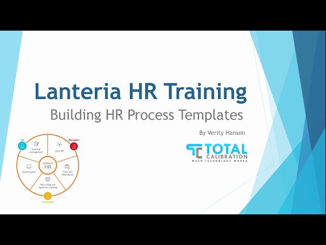 Lanteria HR Building HR Process Templates