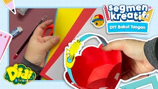 Segmen Kreatif | DIY Kraft Bakul Bendera Malaysia | Didi \u0026 Friends Lagu Kanak-Kanak
