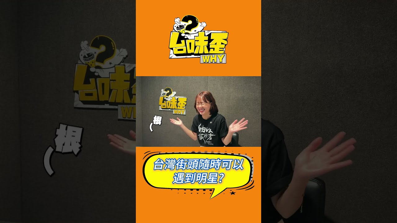 台灣男的帥女的美? 在路上隨時都可以遇到明星?!【台味歪WHY】 縮圖