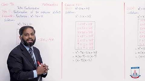 Class 9 - Mathematics - Chapter 5 - Lecture 5 - Ex# 5.2 (Q2) - Allied Schools