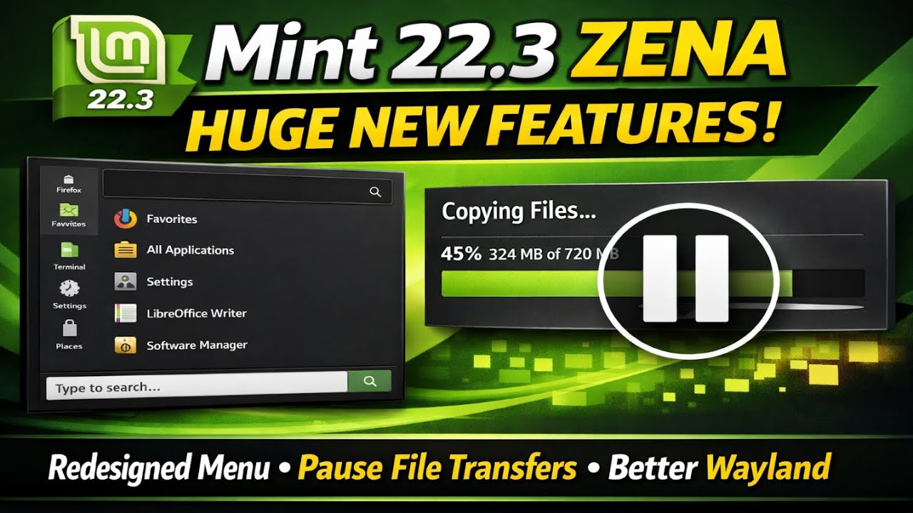 Linux Mint 22.3 "Zena" УЖЕ ЗДЕСЬ! Переходите с Windows на Linux в 2026 году!