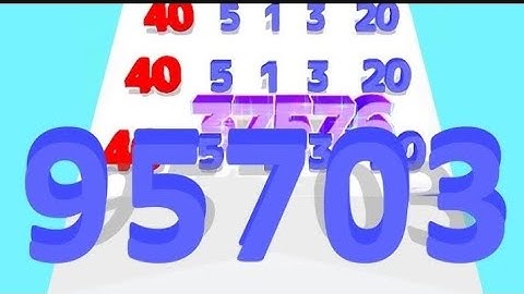 Number Run - All Levels Gameplay Android,ios ( Part - 9) @justfotyou919