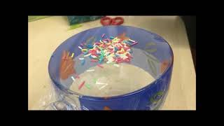 Dr. Pi presents: Dancing Sprinkles - Make a model Eardrum: Sound Wave STEM STEAM Experiment
