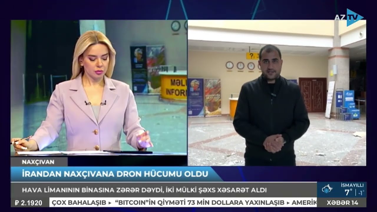 İrandan Naxçıvana dron hücumu oldu - AzTV-nin əməkdaşı hadisə yerində