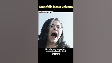 Man falls into a volcano during sudden eruption.
