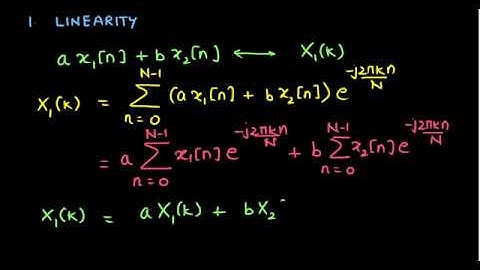 Mod6 Lec7: Properties of Discrete Fourier Transform