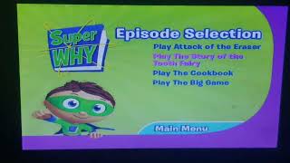 super why attack of the eraser 2010 dvd menu walk-through