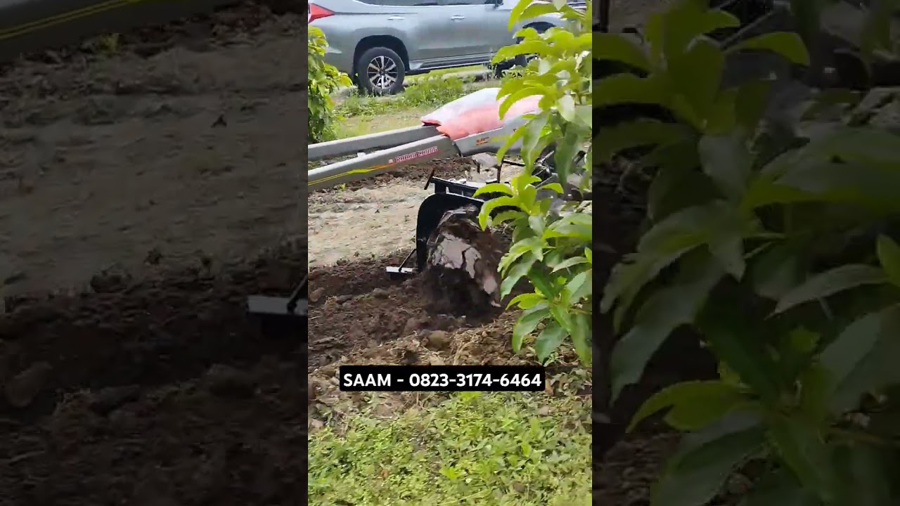 Traktor Thailand Dengan NC131 Plus dengan Bajak - Singkal - Luku Tunggal