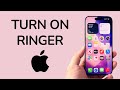 iPhone 17: How To Turn On Ringer