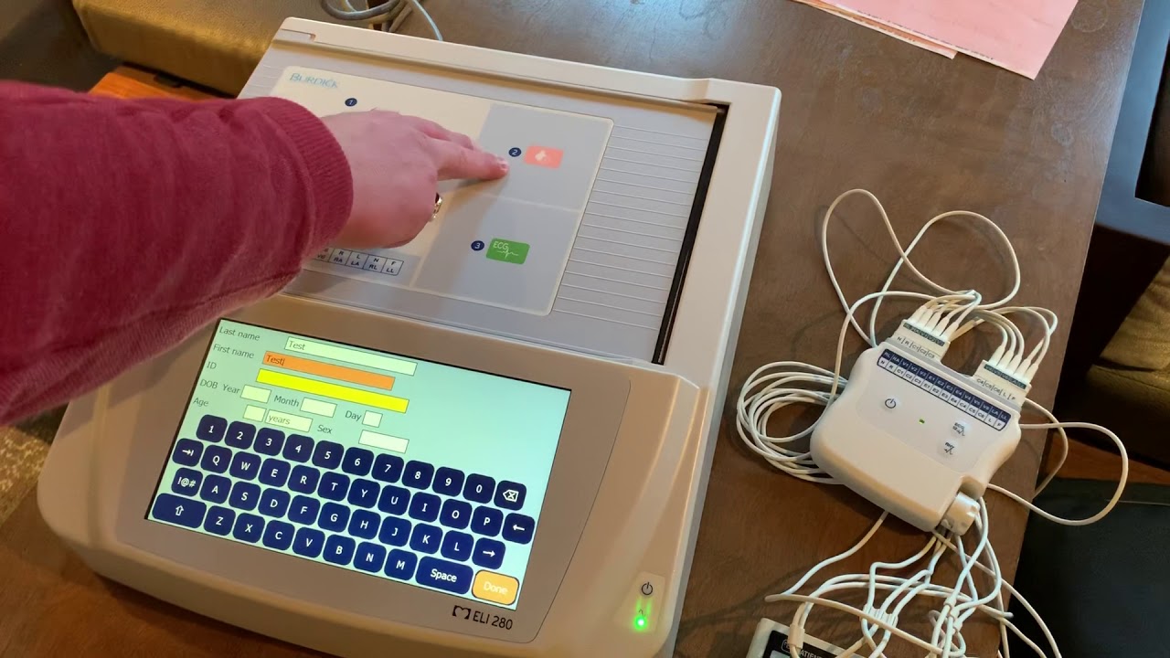 ELI 280 ECG user guide video 2 (con’t) - YouTube
