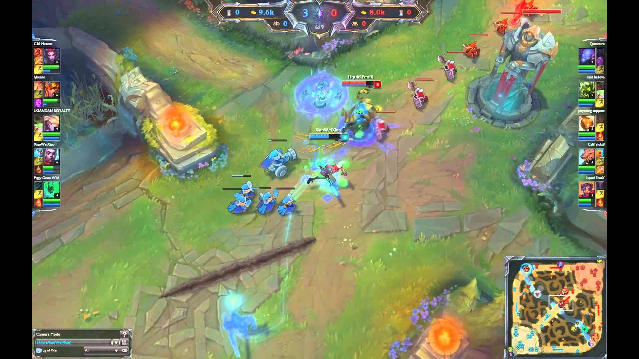 XiaoWeiXiao vs FeniX - Level 6 mid battle - Ekko vs Viktor