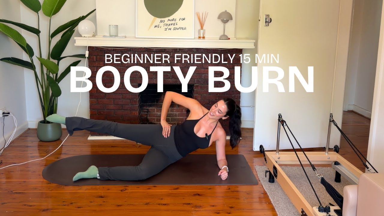 15 MIN BOOTY BURN 🌶️ | Beginner friendly Pilates (using ankle weights)
