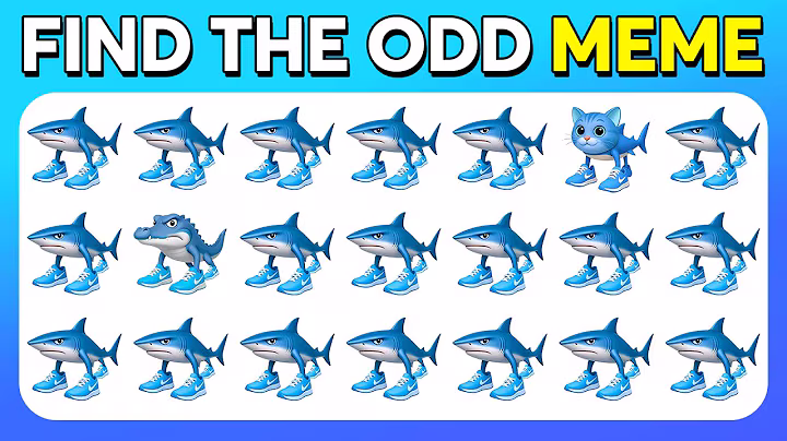 Find the ODD One Out - BRAINROT Challenge 🤯 | Italian Meme Emoji Quiz