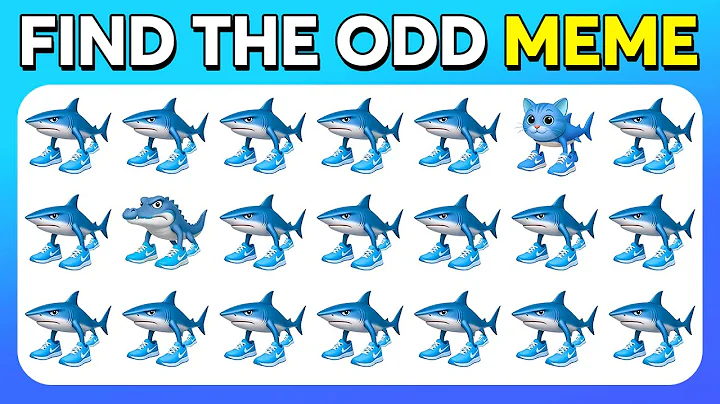 Find the ODD One Out - BRAINROT Challenge 🤯 | Italian Meme Emoji Quiz