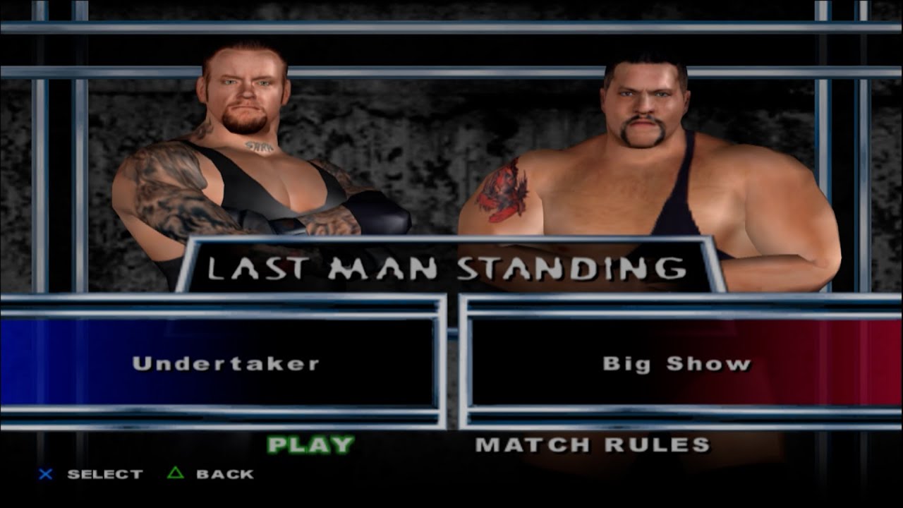 WWE SmackDown! Here Comes the Pain - Undertaker VS Big Show (LAST MAN STANDING)