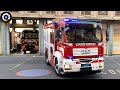 Départ Engin Pompe 18 Sapeurs-Pompiers de Genève