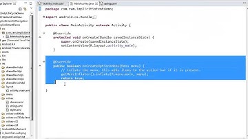 implicitintent example in android