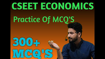 CSEET ECONOMICS | PRACTICE OF MCQ