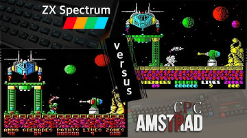 ZX Spectrum vs. Amstrad CPC - 8 games from 1987