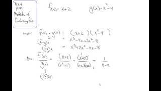 (3.4) Combining Functions (old video)  - Math Analysis