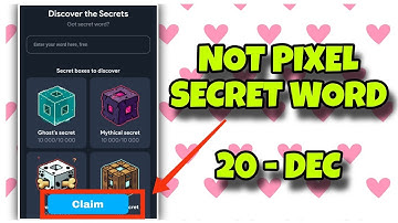 20 December Not Pixel Secret Word | Today Not Pixel Secret Code | Not pixel Daily Combo | AGP #2