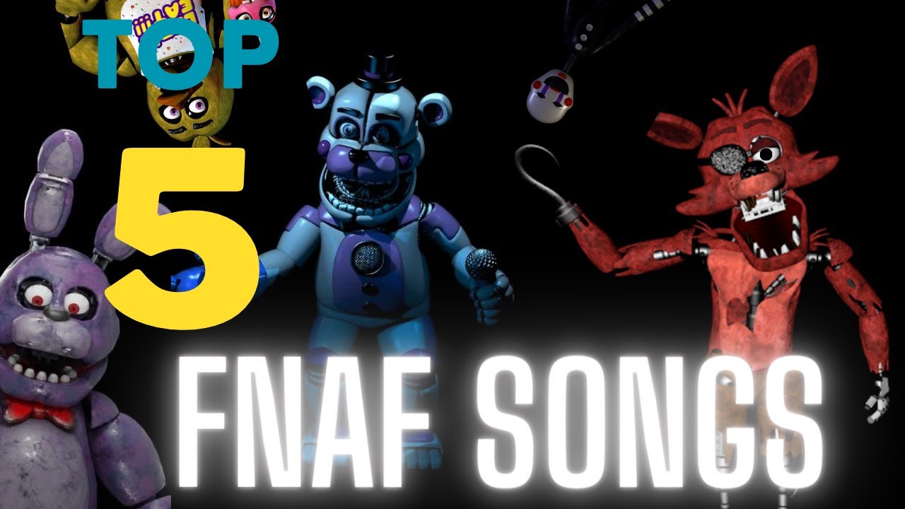 TOP 5 FNAF SONGS ANIMATIONS (2022 Five Nights Music) 