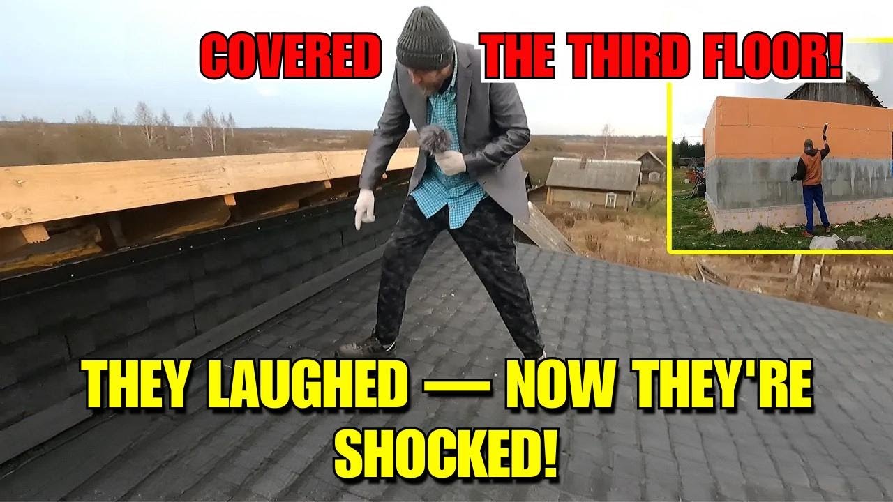 Building a Three-Story 1,500 sq ft House with Foam Board—DIY!