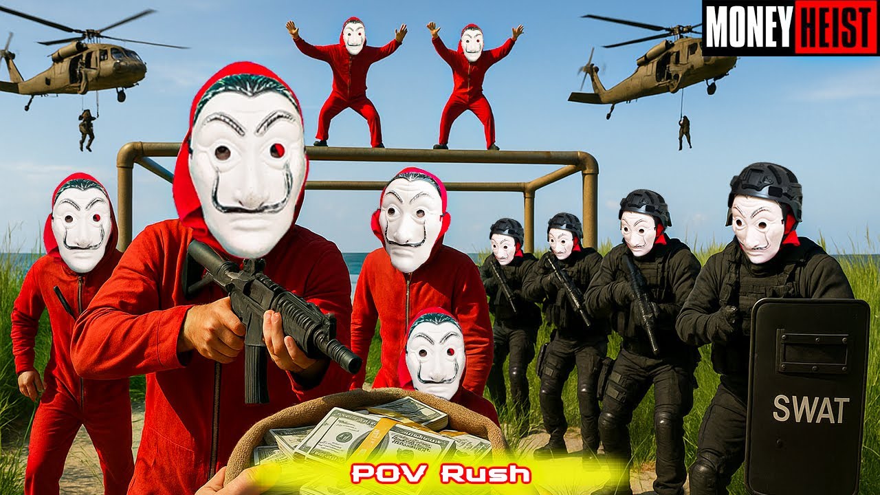 Паркур против ограбления 3! | Плохие парни: спасения нет, полиция начинает новую погоню (Белла Ча...