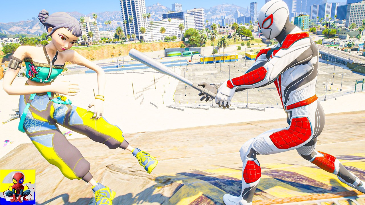 GTA 5: THAT WAS BRUTAL! SPIDER-MAN WITH A BASEBALL BAT vs SUPERHEROES! (Euphoria Physics) Ep.50