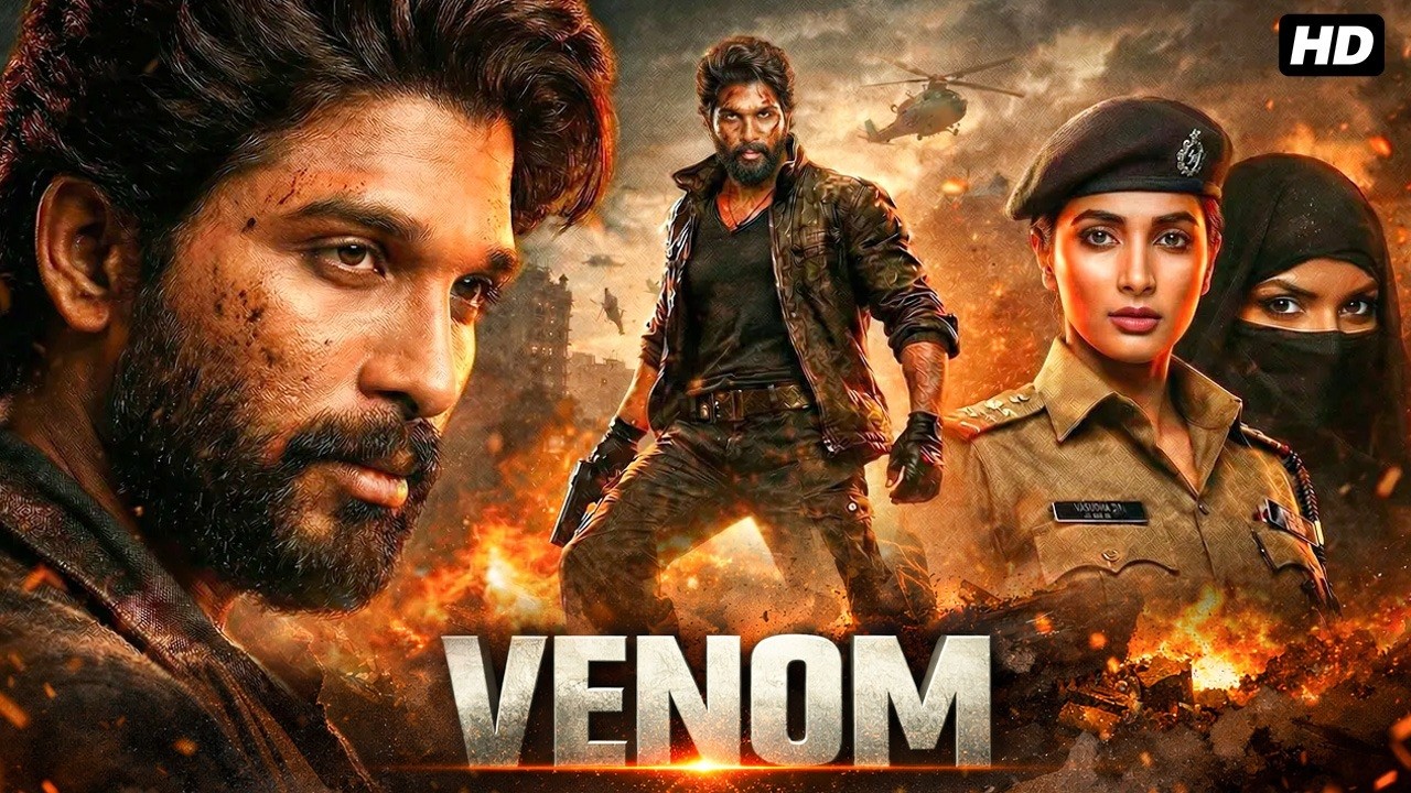 Venom (Hindi Dubbed) | Allu Arjun South New 2026 Action Movie | Pooja Hegde | Blockbuster HD Movie