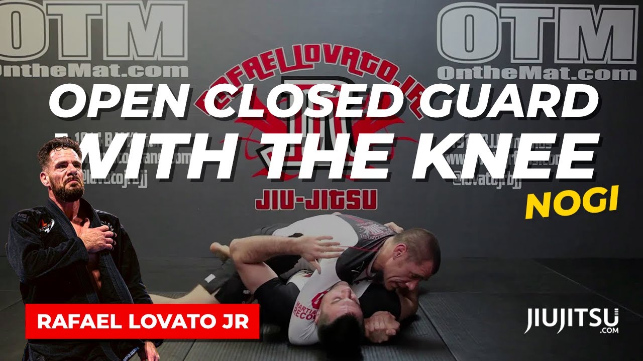 Open Closed Guard With The Knee Nogi - YouTube