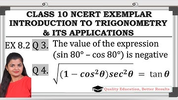 Exercise 8.2  Q 3 & Q 4 NCERT Exemplar  Class 10 Maths @MathsTeacher