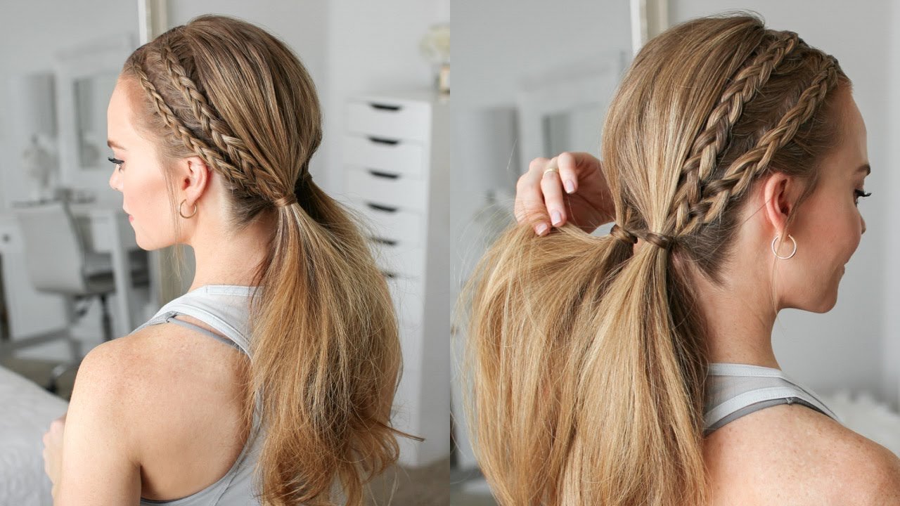 sporty hairstyles | Sporty hairstyles, Volleyball hairstyles, Easy  hairstyles for long hair