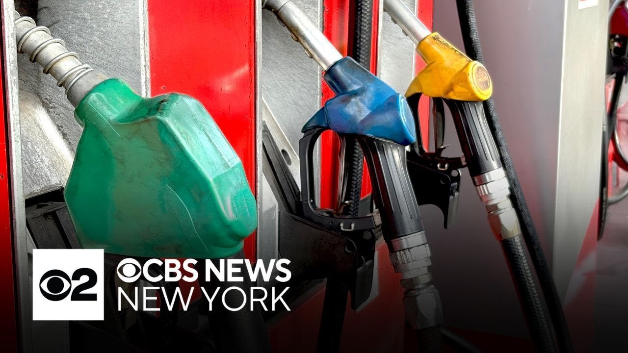 Gas prices are falling in NYC area, AAA says - YouTube