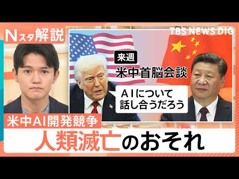 人類滅亡は現実に？ 研究者らAI危険性訴え相次ぐ、米中の開発競争 抑制難しい理由【Nスタ解説】｜TBS NEWS DIG
