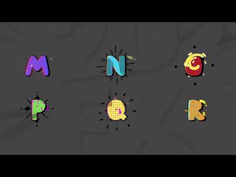Comics Animated Alphabet for DaVinci, a Templates & Theme by 2dfx (Thumbnail 2 of 2)