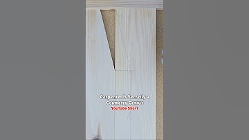 Why Every Carpenter is Secretly a Geometry Genius 🧠📐| woodwork #shorts #geometry #carpentry