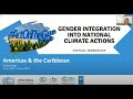Gender integration into national climate actions - Americas & the Caribbean (English)
