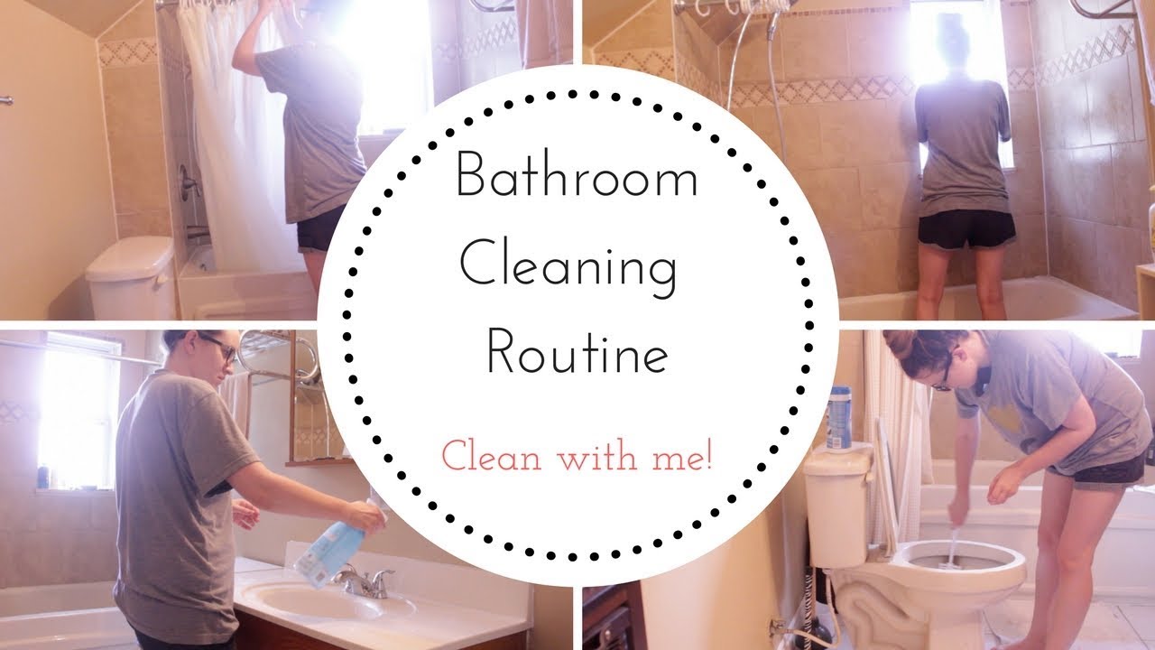 Clean With Me Bathroom SAHM Navigating Nicole Cleaning Motivation YouTube