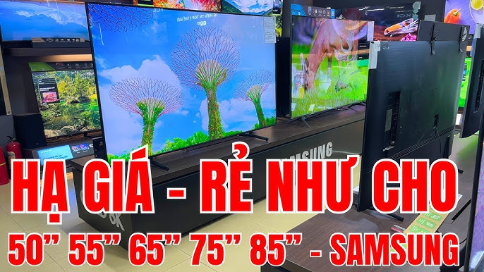 HẠ GIÁ TV 50 - 55 - 65 - 75 - 85 inch của SAMSUNG | RẺ NHƯ CHO ...