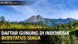 Selain Merapi, Berikut Daftar Gunung di Indonesia yang Berstatus Siaga