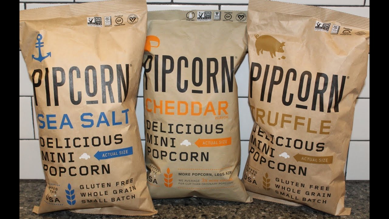 Pipcorn Mini Popcorn: Sea Salt, Cheddar & Truffle Review