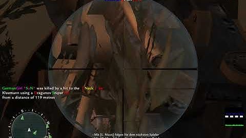 CoD2 sniper server wallhack player Veteran Fan 4.2