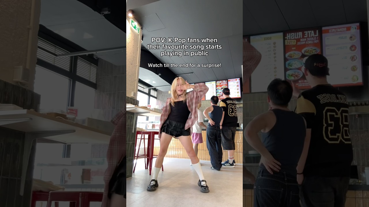 Thank you @RushHour.Eatery  for letting me dance inside :) #kpop #public #dance #illit #itsme
