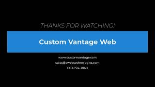 Custom Vantage Web Customer Passwords